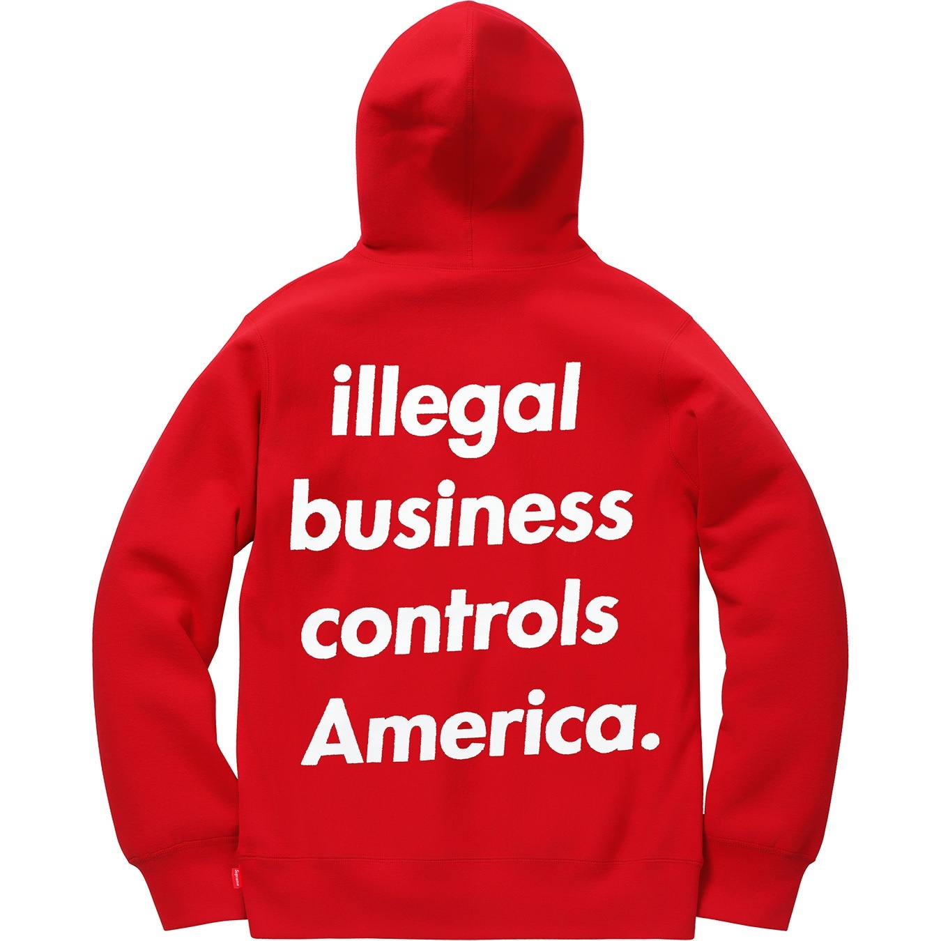Illegal Business Hooded Sweatshirt view 11